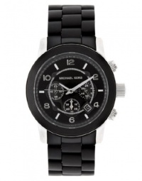 Michael Kors Men's MK8107 Oversize Black Silicone Runway Watch Michael Kors Men's MK8107 Oversize Black Silicone Runway Watch