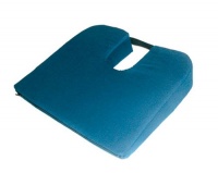 Duro-Med Sloping Coccyx Cushion with Navy Poly/Cotton Cover, Navy Duro-Med Sloping Coccyx Cushion with Navy Poly/Cotton Cover, Navy