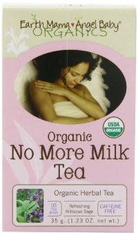 Earth Mama Angel Baby Organic No More Milk Tea, 16 Teabags/Box (Pack of 3) Earth Mama Angel Baby Organic No More Milk Tea, 16 Teabags/Box (Pack of 3)
