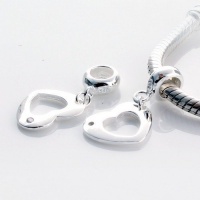 925 Sterling Silver Ring Shape Charm with Heart Dangle for Pandora, Biagi, Chamilia, Troll and More Bracelets 925 Sterling Silver Ring Shape Charm with Heart Dangle for Pandora, Biagi, Chamilia, Troll and More Bracelets