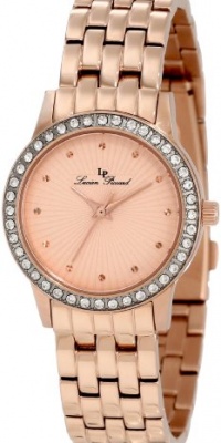 Lucien Piccard Women's 11696-RG-99 Monte Velan Rose Textured Dial Rose Gold Ion-Plated Stainless Steel Watch Lucien Piccard Women's 11696-RG-99 Monte Velan Rose Textured Dial Rose Gold Ion-Plated Stainless Steel Watch