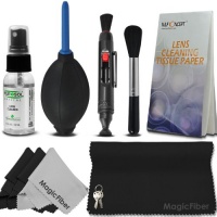 Professional Cleaning Set for DSLR Cameras (Canon, Nikon, Pentax, Sony) - Includes: Purosol All Natural Lens Cleaner 1 oz. Bottle + Lens Cleaning Pen + Lens Brush + Air Blower Cleaner + 50 Sheets Lens Tissue Paper + 4 Pack Oversize and Original Premium Ma Professional Cleaning Set for DSLR Cameras (Canon, Nikon, Pentax, Sony) - Includes: Purosol All Natural Lens Cleaner 1 oz. Bottle + Lens Cleaning Pen + Lens Brush + Air Blower Cleaner + 50 Sheets Lens Tissue Paper + 4 Pack Oversize and Original Premium Ma