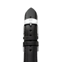 MICHELE 20Mm Black Patent Leather Strap Strap MICHELE 20Mm Black Patent Leather Strap Strap