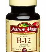 Nature Made Vitamin B-12 -- 500 mcg - 100 Tablets