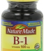 Nature Made Vitamin B1, 100mg, 100 Tablet