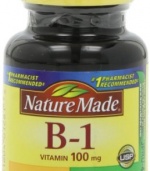 Nature Made Vitamin B1, 100mg, 100 Tablet