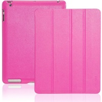 INVELLOP DARK MAGENTA Leatherette Cover Case for iPad 2 / iPad 3 / The new iPad (Built-in magnet for sleep/wake feature) INVELLOP DARK MAGENTA Leatherette Cover Case for iPad 2 / iPad 3 / The new iPad (Built-in magnet for sleep/wake feature)