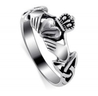Nickel Free Sterling Silver Irish Claddagh Friendship and Love Polish Finish Band Ring Size 4, 5, 6, 7, 8, 9, 10, 11, 12, 13 Nickel Free Sterling Silver Irish Claddagh Friendship and Love Polish Finish Band Ring Size 4, 5, 6, 7, 8, 9, 10, 11, 12, 13