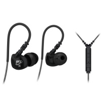MEElectronics Sport-Fi M6P Noise Isolating In-Ear Headphone with Microphone, Remote and Universal Volume Control, Black MEElectronics Sport-Fi M6P Noise Isolating In-Ear Headphone with Microphone, Remote and Universal Volume Control, Black
