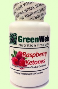 Green Web Raspberry Ketones 500 mg, Ultra Weight Loss Supplement, with African Mango, Green Tea, and L-Carnitine, 60 capsules Green Web Raspberry Ketones 500 mg, Ultra Weight Loss Supplement, with African Mango, Green Tea, and L-Carnitine, 60 capsules