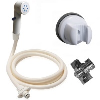 Rinse Ace 3520 Assisted Bather with 8-foot Extra-Long Quick-Connect/Detachable Hose and 3-Setting Sprayer/Pause Mode, White Rinse Ace 3520 Assisted Bather with 8-foot Extra-Long Quick-Connect/Detachable Hose and 3-Setting Sprayer/Pause Mode, White