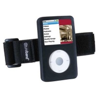 Tuneband for iPod Classic 160GB (NEWEST, Model A1238 Only), Grantwood Technology's Armband, Silicone Skin, and Screen Protector, Black Tuneband for iPod Classic 160GB (NEWEST, Model A1238 Only), Grantwood Technology's Armband, Silicone Skin, and Screen Protector, Black