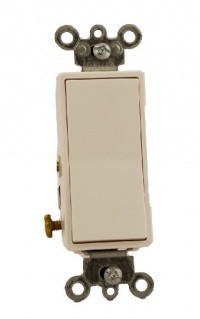 Leviton 5614-2W 15 Amp, 120/277 Volt, Decora Rocker Lighted Handle, Illuminated Off 4-Way AC Quiet Switch, Residential Grade, Grounding, White Leviton 5614-2W 15 Amp, 120/277 Volt, Decora Rocker Lighted Handle, Illuminated Off 4-Way AC Quiet Switch, Residential Grade, Grounding, White