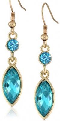 1928 Jewelry Navette Drop Earrings