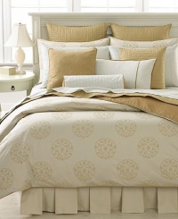 Barbara Barry Dream Floating Lotus Queen Sham -Gilded Barbara Barry Dream Floating Lotus Queen Sham -Gilded