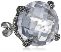 Judith Jack Aurora Sterling Silver, Marcasite and Rock Crystal Ring, Size 8 Judith Jack Aurora Sterling Silver, Marcasite and Rock Crystal Ring, Size 8