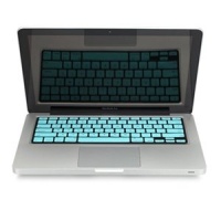 TopCase Light Blue Reduce Overheat Silicone Keyboard Cover Skin for Macbook 13-Inch Unibody / Macbook Pro 13, 15 17 Inches with or without Retina Display and Logo Mouse Pad - TopCase Light Blue Reduce Overheat Silicone Keyboard Cover Skin for Macbook 13-Inch Unibody / Macbook Pro 13, 15 17 Inches with or without Retina Display and Logo Mouse Pad -