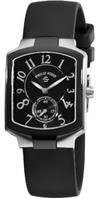 Philip Stein Women's 21TB-FB-RB Classic Black Rubber Strap Watch Philip Stein Women's 21TB-FB-RB Classic Black Rubber Strap Watch