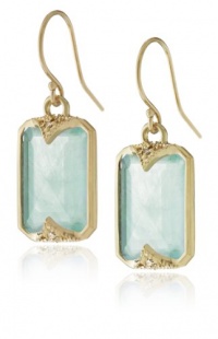 Mizuki 14k Yellow Gold and Emerald-Cut Aquamarine Earrings Mizuki 14k Yellow Gold and Emerald-Cut Aquamarine Earrings