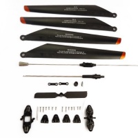 Updated Main Blade set A B 9053-04+Quick Wear Parts(balance bar/connect buckle/main blade grip set/bottom fan clip/inner shaft/tail blade for The Double House 9053 Gyro Helicopter Updated Main Blade set A B 9053-04+Quick Wear Parts(balance bar/connect buckle/main blade grip set/bottom fan clip/inner shaft/tail blade for The Double House 9053 Gyro Helicopter