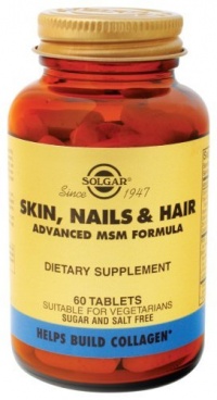 Solgar - Skin Nails & Hair/Advanced Msm Formula, 60 tablets