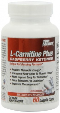 Top Secret Nutrition L-Carnitine Plus Capsules, Raspberry-k, 60 Count Top Secret Nutrition L-Carnitine Plus Capsules, Raspberry-k, 60 Count