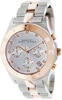 Marc by Marc Jacobs Blade Two Tone Chronograph Women's Watch - MBM3178 Marc by Marc Jacobs Blade Two Tone Chronograph Women's Watch - MBM3178