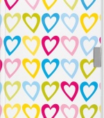 Hearts Locking Journal (Notebook, Diary) (2nd Gen Lock)