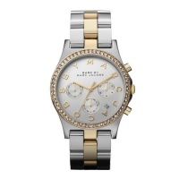 Marc by Marc Jacobs Henry Chrono Silver Dial Women's Watch - MBM3197 Marc by Marc Jacobs Henry Chrono Silver Dial Women's Watch - MBM3197