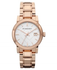 A classic watch design with warm tones and check patterns from fashion icons Burberry. A classic watch design with warm tones and check patterns from fashion icons Burberry.