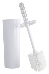 LDR 167 4758WT Tahoe Toilet Brush With Canister, White LDR 167 4758WT Tahoe Toilet Brush With Canister, White