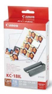 Canon KC-18IL Color Ink and Label Set (CP-100/200/300 Printers) Canon KC-18IL Color Ink and Label Set (CP-100/200/300 Printers)