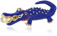 Betsey Johnson Ivy League Alligator Two-Finger Stretch Ring, Size 7.5 Betsey Johnson Ivy League Alligator Two-Finger Stretch Ring, Size 7.5