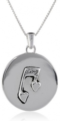 Sterling Silver A True Friend Is Someone Who Knows the Song In Your Heart and Can Sing It Back To You When You Have Forgotten The Words and Sing Reversible Bird Pendant Necklace, 18 Sterling Silver A True Friend Is Someone Who Knows the Song In Your Heart and Can Sing It Back To You When You Have Forgotten The Words and Sing Reversible Bird Pendant Necklace, 18
