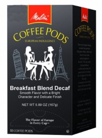Melitta Breakfast Blend Decaf Coffee Pods, 18 Count (Pack of 4) Melitta Breakfast Blend Decaf Coffee Pods, 18 Count (Pack of 4)