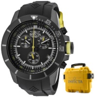 Invicta Men's 11748BYB Pro-Diver Chronograph Black Dial Black Polyurethane Watch Invicta Men's 11748BYB Pro-Diver Chronograph Black Dial Black Polyurethane Watch