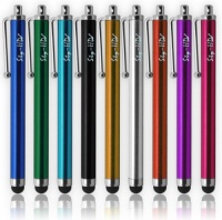 Sty-HD 9 pcs Rainbow of Colors Capacitive Stylus/Styli Touch Screen Cellphone Tablet Pen for iPhone 4 4s 3 3Gs iPod Touch iPad 2 Motorola Xoom, Samsung Galaxy, BlackBerry Playbook AMM0101US, Barnes and Noble Nook Color, Droid Bionic Sty-HD 9 pcs Rainbow of Colors Capacitive Stylus/Styli Touch Screen Cellphone Tablet Pen for iPhone 4 4s 3 3Gs iPod Touch iPad 2 Motorola Xoom, Samsung Galaxy, BlackBerry Playbook AMM0101US, Barnes and Noble Nook Color, Droid Bionic