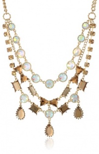 Betsey Johnson Iconic Summer Metallics Gem Necklace, 19 Betsey Johnson Iconic Summer Metallics Gem Necklace, 19