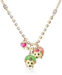 Betsey Johnson A Day at the Zoo Possum Pendant Necklace, 19