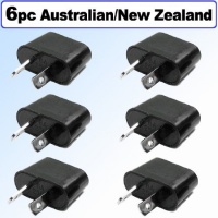 Generic 6-NZ American/European to Australian/New Zealand Outlet Plug Adapter, 6 Pack Generic 6-NZ American/European to Australian/New Zealand Outlet Plug Adapter, 6 Pack