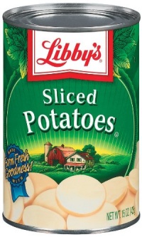 Libby's Sliced White Potatoes, 15-Ounce Cans (Pack of 12) Libby's Sliced White Potatoes, 15-Ounce Cans (Pack of 12)