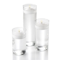 Cylinder Floating Candle Vase Set of 3 Cylinder Floating Candle Vase Set of 3