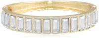 Betsey Johnson Iconic Hearts & Bows Crystal Hinged Bangle Bracelet, 7.5 Betsey Johnson Iconic Hearts & Bows Crystal Hinged Bangle Bracelet, 7.5
