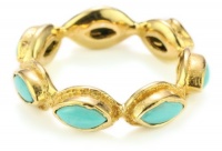MELINDA MARIA Gwyneth Collection Turquoise Ring, Size 7 MELINDA MARIA Gwyneth Collection Turquoise Ring, Size 7