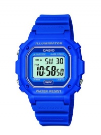 Casio F108WH Water Resistant Digital Blue Resin Strap Watch Casio F108WH Water Resistant Digital Blue Resin Strap Watch