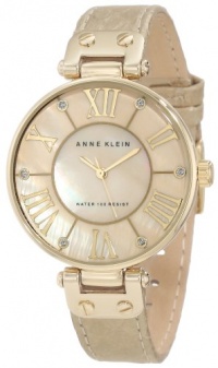 Anne Klein Women's AK/1012GMGD Leather Gold-Tone Snake Print Watch Anne Klein Women's AK/1012GMGD Leather Gold-Tone Snake Print Watch