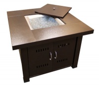 AZ Patio Heaters GS-F-PC Propane Fire Pit, Antique Bronze Finish AZ Patio Heaters GS-F-PC Propane Fire Pit, Antique Bronze Finish