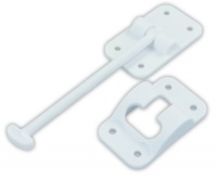 JR Products 10444 6 Polar White Plastic T-Style Door Holder JR Products 10444 6 Polar White Plastic T-Style Door Holder