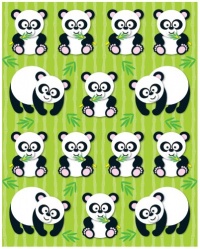 Pandas Shape Stickers Pandas Shape Stickers