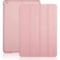 INVELLOP Pink Leatherette Case Cover for Apple iPad Air 5g 5th Generation INVELLOP Pink Leatherette Case Cover for Apple iPad Air 5g 5th Generation